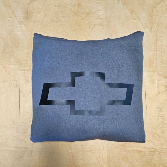 Chevrolet Bowtie Hanes Midweight Fleece Hoodie Long Life and Durable Graphics - Picture 3 of 3